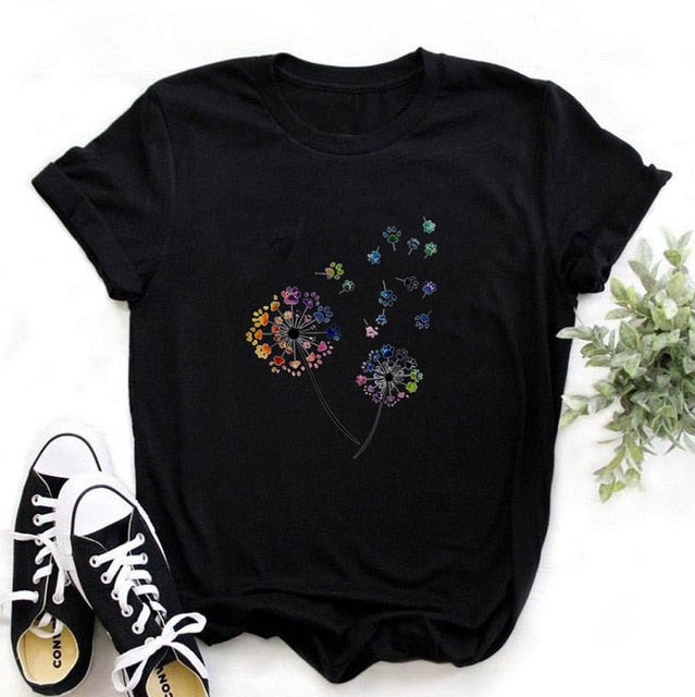 Women Plus Size Harajuku Tops Summer Tops Graphic Tees Women Lips Kawaii T-shirt Clothes Girl Mouse T Shirt ,Drop Shipping