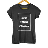 EU Size 100% Cotton Custom T Shirt Make Your Design Logo Text Men Women Print