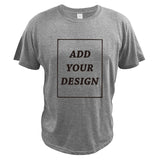 EU Size 100% Cotton Custom T Shirt Make Your Design Logo Text Men Women Print