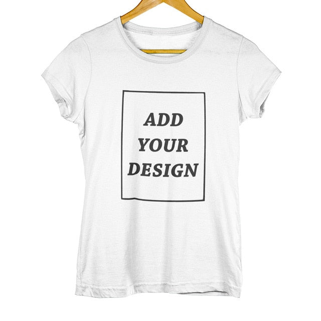 EU Size 100% Cotton Custom T Shirt Make Your Design Logo Text Men Women Print