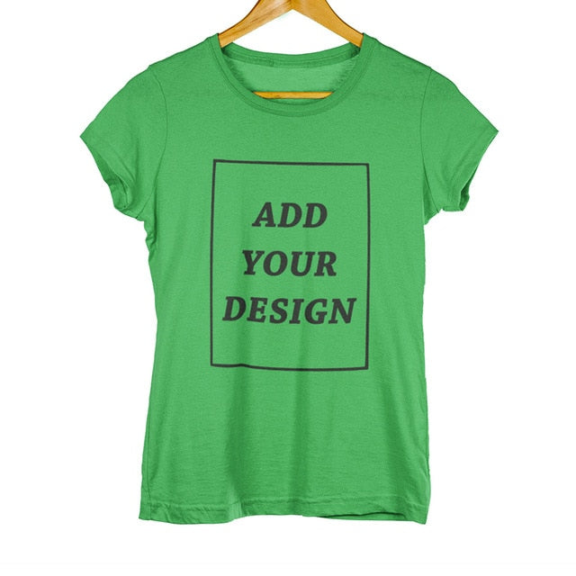 EU Size 100% Cotton Custom T Shirt Make Your Design Logo Text Men Women Print