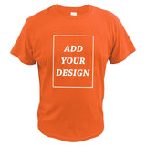 EU Size 100% Cotton Custom T Shirt Make Your Design Logo Text Men Women Print