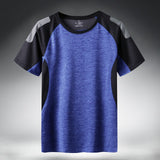 Quick Dry Sport T Shirt Men 2021 Short Sleeves Summer Casual Cotton Plus Asian Size M-5XL 6XL 7XL Top Tees GYM Tshirt Clothes