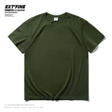 Combed Cotton Short Sleeve T-shirt Men 2021 Summer Casual Tshirt