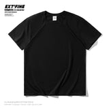 Combed Cotton Short Sleeve T-shirt Men 2021 Summer Casual Tshirt
