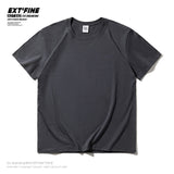 Combed Cotton Short Sleeve T-shirt Men 2021 Summer Casual Tshirt