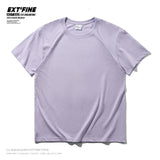 Combed Cotton Short Sleeve T-shirt Men 2021 Summer Casual Tshirt