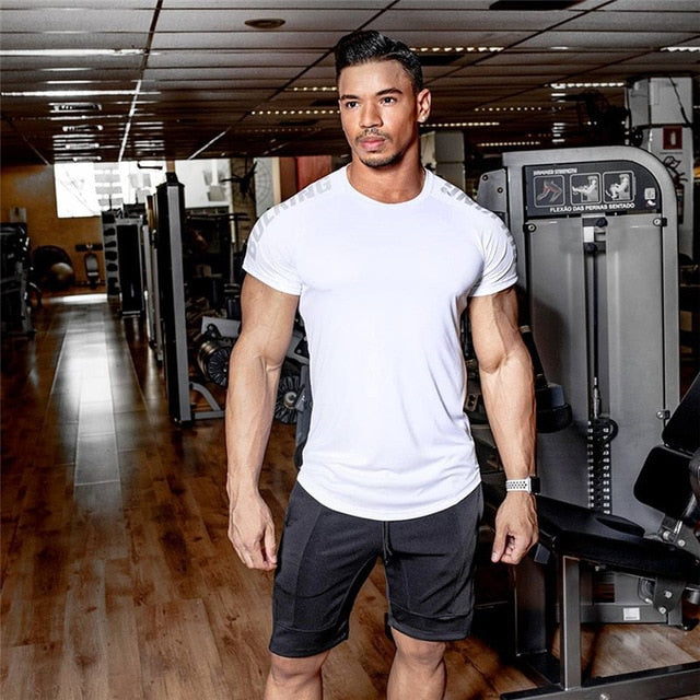 2021 New large-type Men Compression T-shirt men