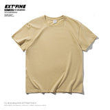 Combed Cotton Short Sleeve T-shirt Men 2021 Summer Casual Tshirt