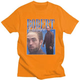 Funny Robert Pattinson Standing Meme T Shirt Men Pre-shrunk Cotton Tee Tops Rob Tshirts