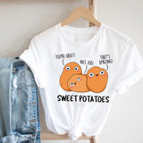 Women Printing Clothing Wine Lady Short Sleeve Casual 90s Cartoon Fashion Clothes Print Tee Top Tshirt Female Graphic T-shirt