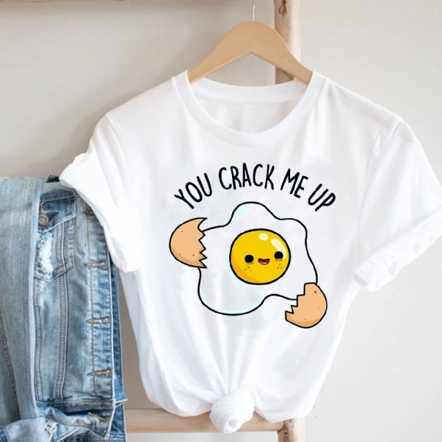 Women Printing Clothing Wine Lady Short Sleeve Casual 90s Cartoon Fashion Clothes Print Tee Top Tshirt Female Graphic T-shirt