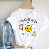 Women Printing Clothing Wine Lady Short Sleeve Casual 90s Cartoon Fashion Clothes Print Tee Top Tshirt Female Graphic T-shirt