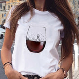 Women Graphic Star Printing Cute Summer Spring 90s Style Casual Fashion Aesthetic Print Female Clothes Tops Tees Tshirt T-Shirt