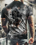 2021 Summer New Skull Printed T Shirt
