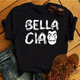 La Casa De Papel Tshirt Money Heist Tees TV Series T Shirt Women T Short Sleeve House of Paper Funny Female T-Shirt Tops