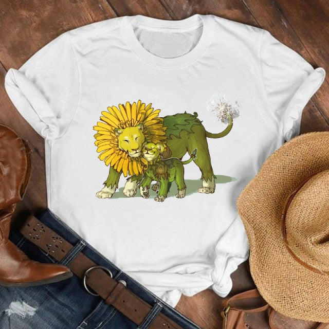 Women Lady Cartoon Butterfly Floral Elegant 2020 Fall Autumn Shirt Clothes Tshirt Tee Womens Top Female Print T Graphic T-shirt