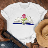 Women Lady Cartoon Butterfly Floral Elegant 2020 Fall Autumn Shirt Clothes Tshirt Tee Womens Top Female Print T Graphic T-shirt