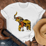 Women Lady Cartoon Butterfly Floral Elegant 2020 Fall Autumn Shirt Clothes Tshirt Tee Womens Top Female Print T Graphic T-shirt