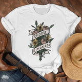 Women Lady Cartoon Butterfly Floral Elegant 2020 Fall Autumn Shirt Clothes Tshirt Tee Womens Top Female Print T Graphic T-shirt