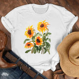 Women Lady Cartoon Butterfly Floral Elegant 2020 Fall Autumn Shirt Clothes Tshirt Tee Womens Top Female Print T Graphic T-shirt