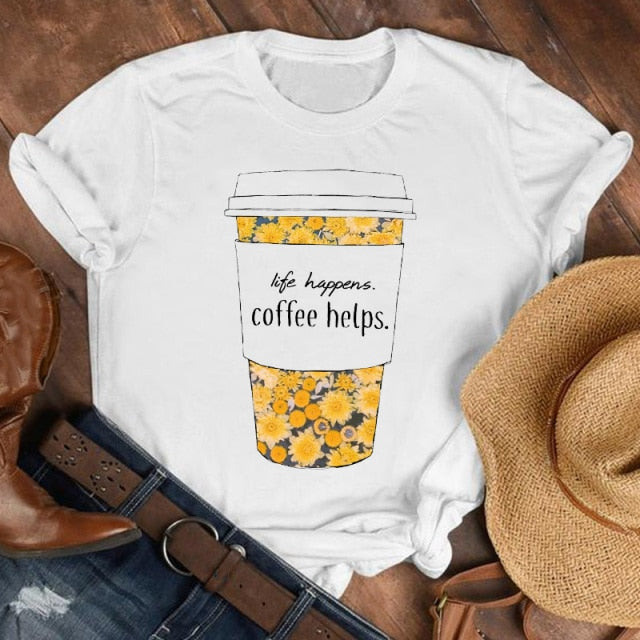 Women Lady Cartoon Butterfly Floral Elegant 2020 Fall Autumn Shirt Clothes Tshirt Tee Womens Top Female Print T Graphic T-shirt