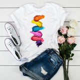 Women 2021 3D Print 90s  Fashion Tops Tumblr Tshirts T Clothes Shirt Womens Ladies Graphic Female Tee T-Shirt Clothing