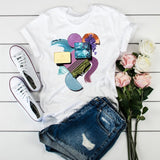 Women 2021 3D Print 90s  Fashion Tops Tumblr Tshirts T Clothes Shirt Womens Ladies Graphic Female Tee T-Shirt Clothing