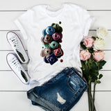 Women 2021 3D Print 90s  Fashion Tops Tumblr Tshirts T Clothes Shirt Womens Ladies Graphic Female Tee T-Shirt Clothing