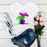Women 2021 3D Print 90s  Fashion Tops Tumblr Tshirts T Clothes Shirt Womens Ladies Graphic Female Tee T-Shirt Clothing