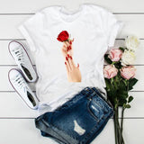 Women 2021 3D Print 90s  Fashion Tops Tumblr Tshirts T Clothes Shirt Womens Ladies Graphic Female Tee T-Shirt Clothing