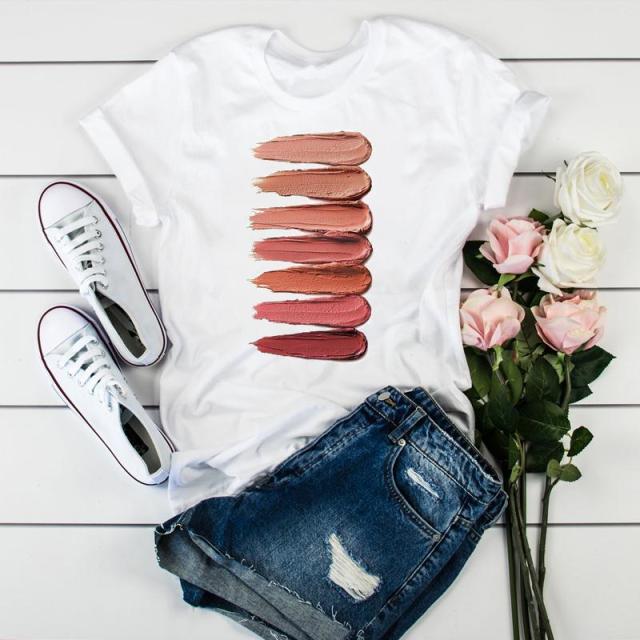 Women 2021 3D Print 90s  Fashion Tops Tumblr Tshirts T Clothes Shirt Womens Ladies Graphic Female Tee T-Shirt Clothing