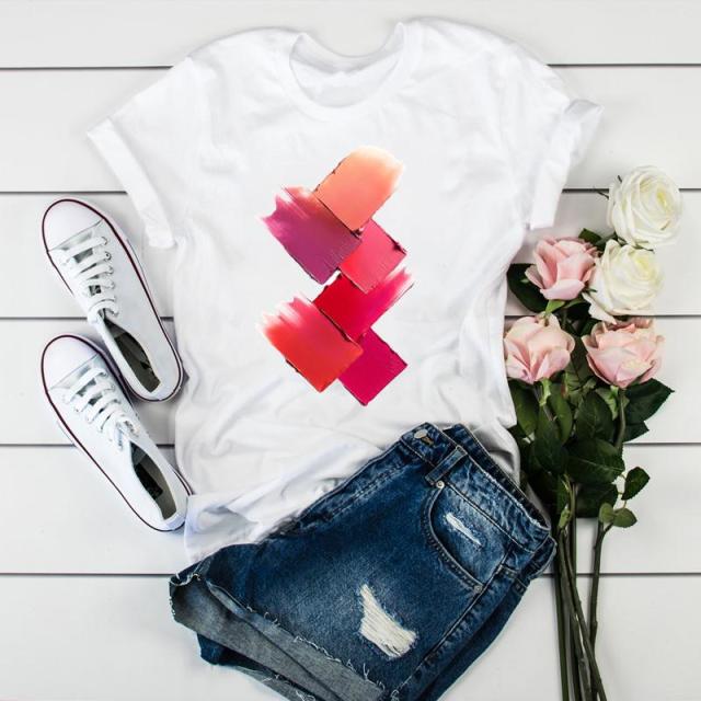 Women 2021 3D Print 90s  Fashion Tops Tumblr Tshirts T Clothes Shirt Womens Ladies Graphic Female Tee T-Shirt Clothing