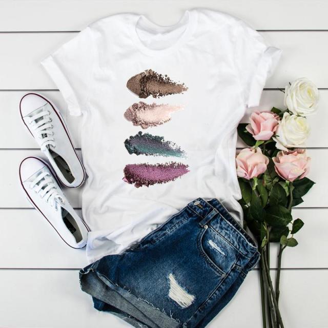 Women 2021 3D Print 90s  Fashion Tops Tumblr Tshirts T Clothes Shirt Womens Ladies Graphic Female Tee T-Shirt Clothing