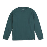 SIMWOOD 2021 Autumn new long sleeve t shirt men solid color 100% cotton o-neck tops plus size high quality t-shirt  SJ120967