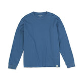 SIMWOOD 2021 Autumn new long sleeve t shirt men solid color 100% cotton o-neck tops plus size high quality t-shirt  SJ120967