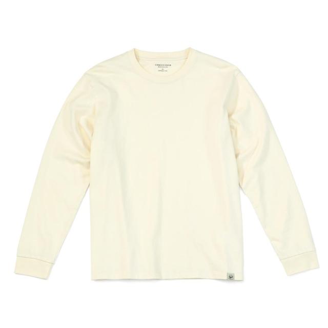 SIMWOOD 2021 Autumn new long sleeve t shirt men solid color 100% cotton o-neck tops plus size high quality t-shirt  SJ120967