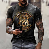 Summer Three-Dimensional Men T-Shirt Fashion O-Neck Casual Short Sleeve Oversized T-Shirt  Punk Style Casual Comfortable  Tops
