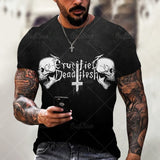 2021 Summer New Skull Printed T Shirt