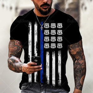 Summer New Mens T Shirts Oversized Loose Clothes Vintage Short Sleeve Fashion 66 Letters Printed O Collared Tshirts For Men