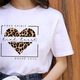 ZOGANKIN Summer Fashion Shirt Lips Leopard Graphic T Shirt Women Tops Base O-neckBlack Tees Kiss Leopard Lip Funny Girls Tshirt