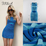 FSDA 2021 Knit Crop Top Women Sleeveless Basic T Shirts